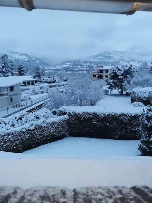 Duplex Cocooning Avec Vue Lac Et Montagnes Savines Zewnętrze zdjęcie